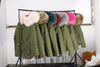 Soperwillton New 2017 Winter Jacket Women Real Large Raccoon Fur Collar Thick Loose size Coat outwear Parkas Army Green #A050