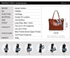 HERALD FASHION Woman Shoulder Bags With Scarf Luxury Handbags