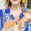Women Vintage Harajuku Blouse Hawaiian Female Shirts