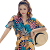 Women Vintage Harajuku Blouse Hawaiian Female Shirts