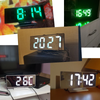 LED Mirror Digital Alarm Clock