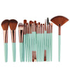 New 18 pcs 4 Colors Makeup Brush Set tools Make-up Toiletry Kit Wool Make Up Brush Set