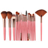 New 18 pcs 4 Colors Makeup Brush Set tools Make-up Toiletry Kit Wool Make Up Brush Set