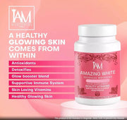 Amazing White Advanced Whitening Glutathione Beauty Vitamins.
