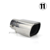 Universal Car Auto Exhaust Muffler Tip Stainless Steel Pipe Chrome Trim