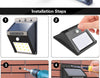 Solar Lamp 12 LED Induction Garden Light