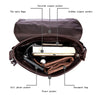 BULLCAPTAIN 2019 Men briefcase Bag Genuine Leather Man Crossbody Shoulder Bag