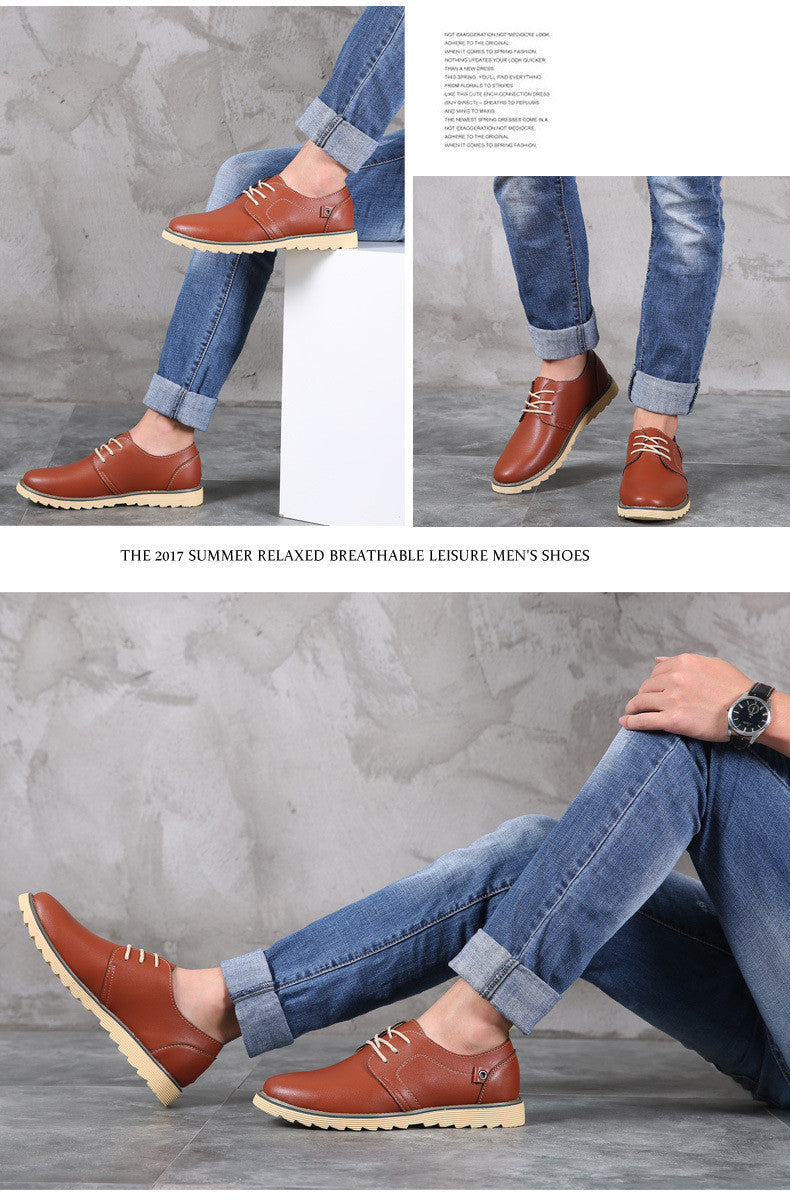 Merkmak Men Casual Leather Shoes Luxury Brand Shop Avenue Store Men Women Collections 3428