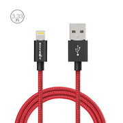 BlitzWolf® BW-MF5 2.4A Lightning to USB Braided Data Cable 3.33ft/1m With MFI for iPhone 8 Plus X
