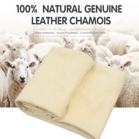 Natural Shammy Chamois Leather Car Cleaning Towels