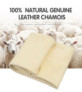 Natural Shammy Chamois Leather Car Cleaning Towels