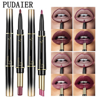 Pudaier Matte Lipstick Waterproof Double Ended Long Lasting Lipsticks