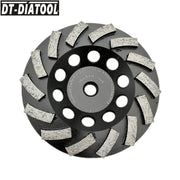 Dia 4”; 4.5”; 5”; 7” Diamond Segmented Turbo Cup Grinding Wheel for Concrete