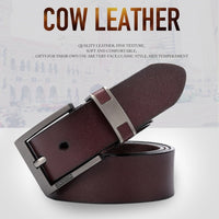 DINISITON Cow Genuine Leather Belts for Men