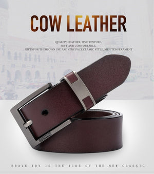 DINISITON Cow Genuine Leather Belts for Men