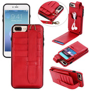 Genuine Leather iPhone6/6s/6+/6s +/7/7+ Case Wallet Card Holder Phone Bag