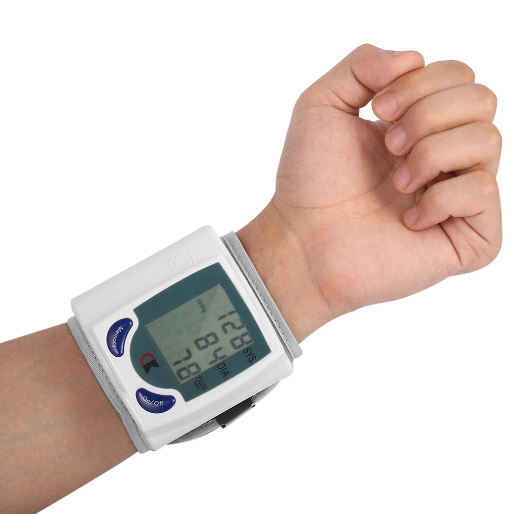 Automatic Wrist Digital LCD Blood Pressure Monitor