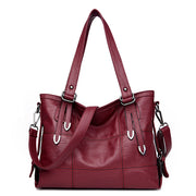 Women Vintage Color PU Handbag