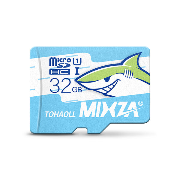 MIXZA Shark Edition Memory Card 32GB Micro SD Card