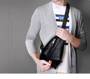 GSQ Hot Genuine Leather Men Shoulder Bag Fashion