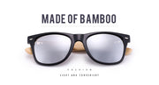 HU WOOD Premium Natural Frames Original Bamboo Sunglasses