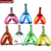 Nylon Pet Dog Harness Cat Safety LED Flashing Light Harness