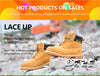 Safety Work Style Men Shoes Yellow Lace Up Steel Toe