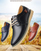 Merkmak Men Casual Leather Shoes Luxury Brand