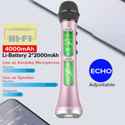 Wireless Karaoke Microphone Bluetooth Speaker 2-in-1