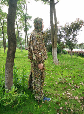 Hunting clothes New 3D maple leaf Bionic Ghillie Suits Yowie