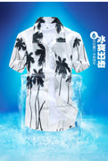 Men’s Hawaiian Shirt Male Casual Printed Beach Shirts