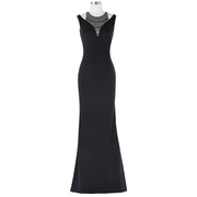 Kate Kasin Halter Beaded 2018 Evening Dress