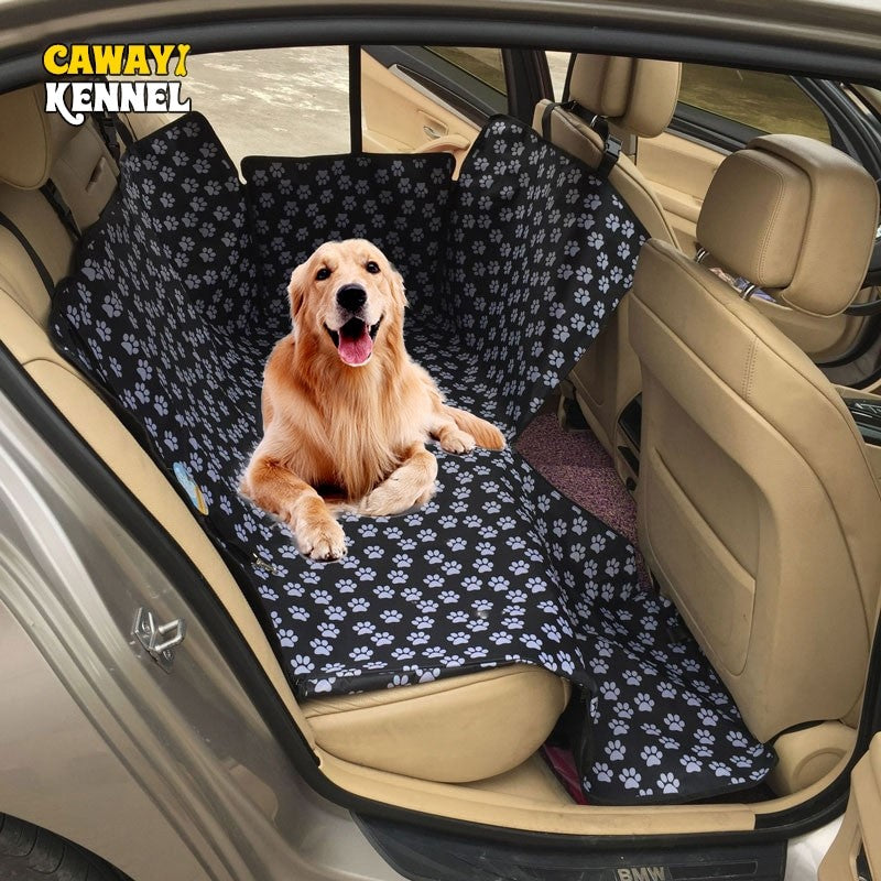CAWAYI KENNEL Dog Rear Back Car Seat Cover