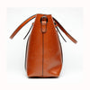 Women Oil PU Leather Tote Handbags