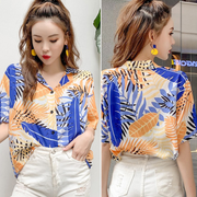 Women Vintage Harajuku Blouse Hawaiian Female Shirts