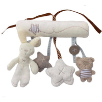 Rabbit baby hanging bed safety seat plush toy