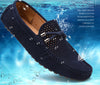 Summer genuine leather men casual shoes