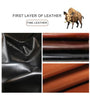 BULLCAPTAIN Genuine Leather Men Messenger Bag