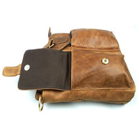 Genuine Leather Men Shoulder Briefcase Bags