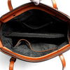 Women Oil PU Leather Tote Handbags
