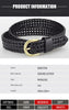 DINISITON Weaving Belt Designer Genuine Leather Belts for Women