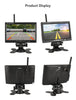 7" Wireless Car Monitor TFT LCD Car Rear View Camera HD monitor