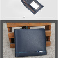 GSQ High Quality Soft Genuine Leather Men Wallet