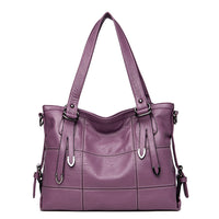 Women Vintage Color PU Handbag