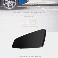 YI Mirror Dash Cam Dual Dashboard Camera Recorder Touch Screen