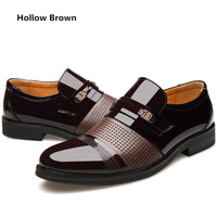 Misalwa 2018 Summer Men Hollow Out Men Formal Shoes