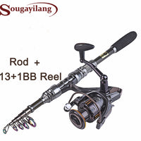 New 1.8- 3.0 m Fishing Rod Set