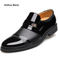 Misalwa 2018 Summer Men Hollow Out Men Formal Shoes