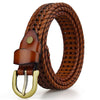 DINISITON Weaving Belt Designer Genuine Leather Belts for Women