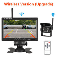 7" Wireless Car Monitor TFT LCD Car Rear View Camera HD monitor